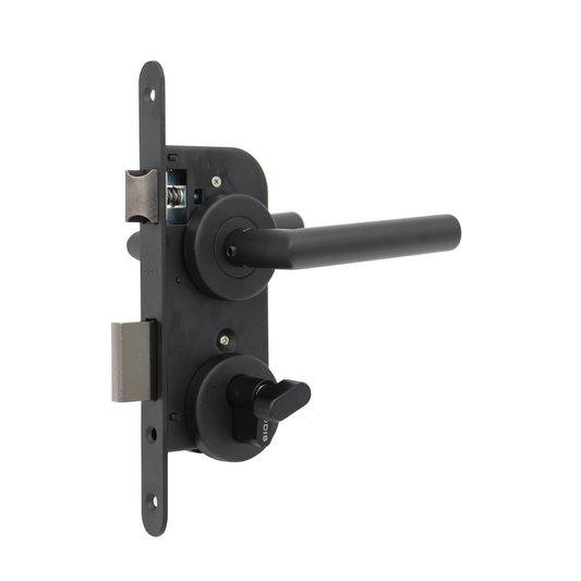 Cerradura Embutir Odis 102 Baño Manilla 2480 (45-50) - Negra