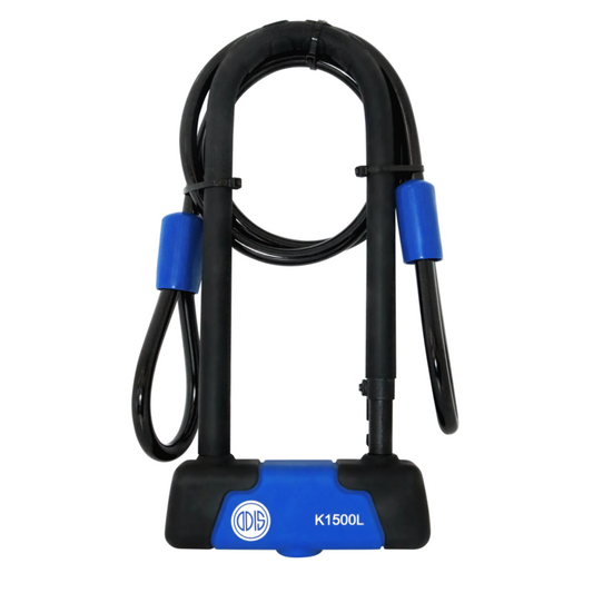 Pack Odis Bike: Candado Bicicleta U Lock K1500L + Cable 10mx1,2m