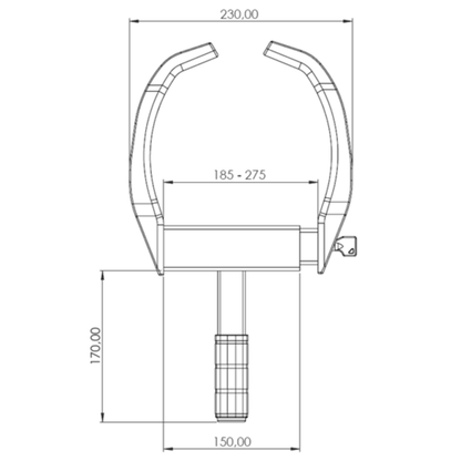 Traba Rueda Para Motos y Autos Odis W5200