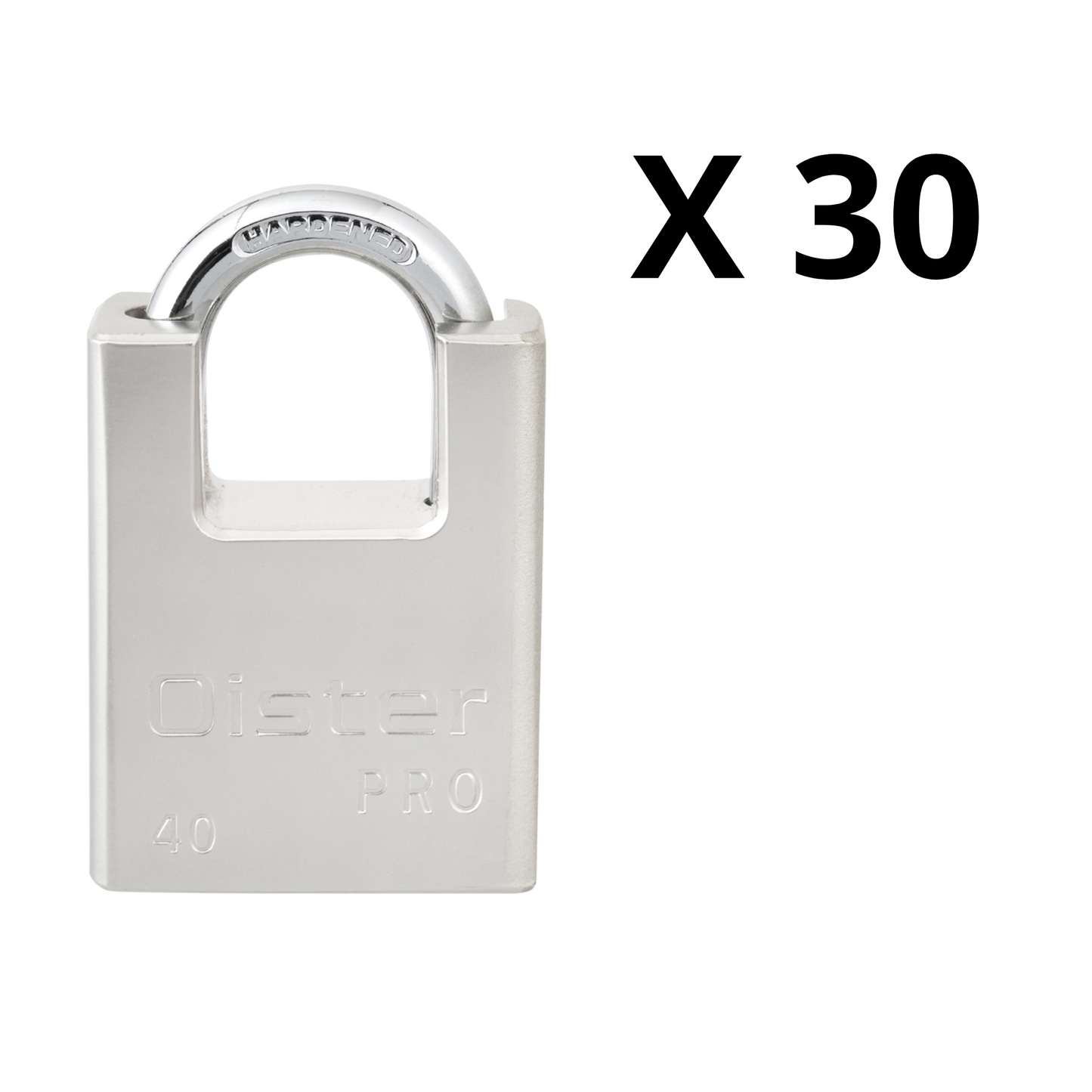 Pack 30 Candados Oister Pro con Hombros 40mm