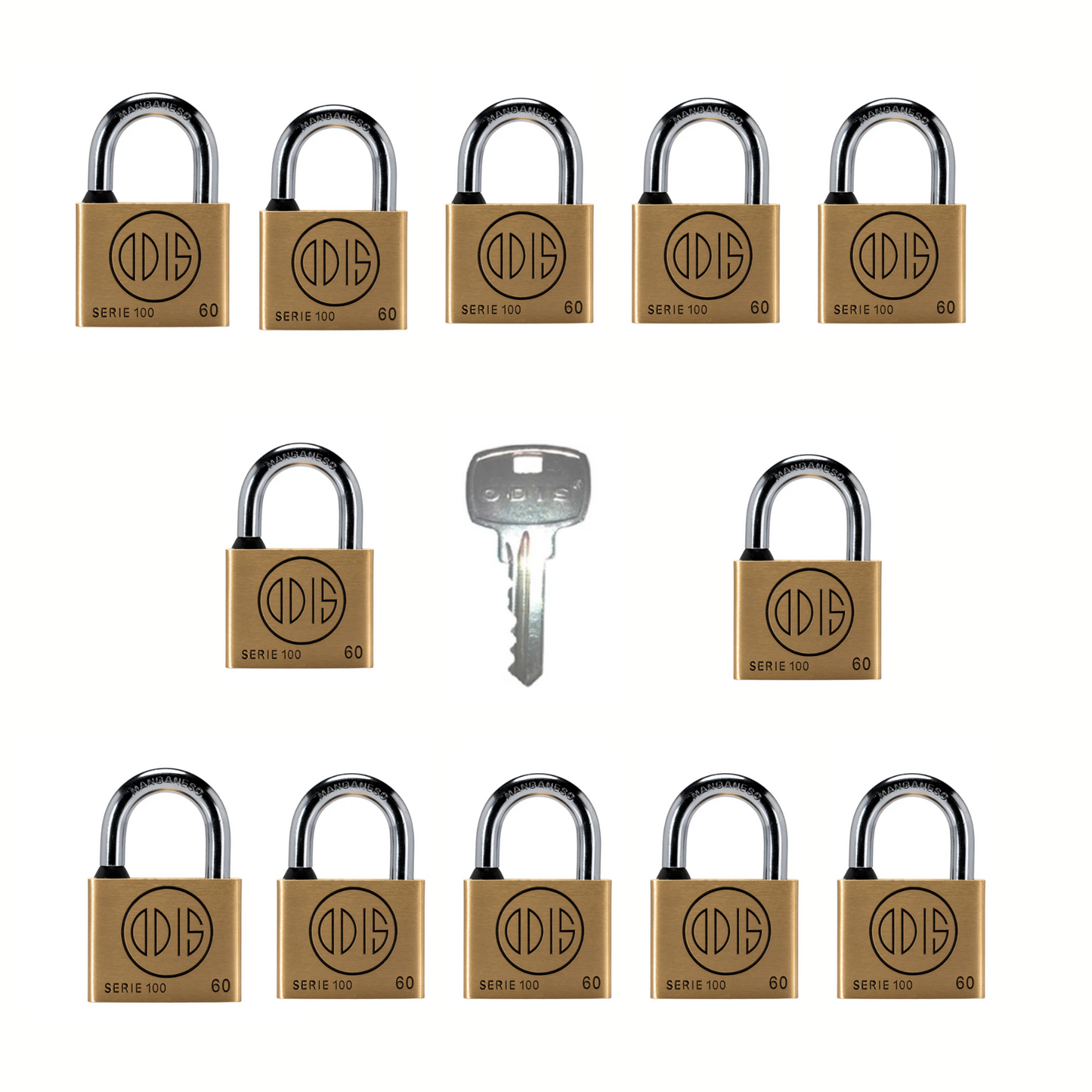 Pack De 12 Candado Amaestrado 160 - Entrega Inmediata