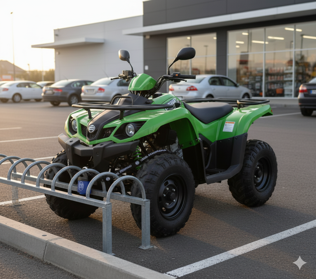 Kit Off Road: Candado Hombros 60mm + Cadena Rueda Repuesto y Cierres 10mm x 110cm