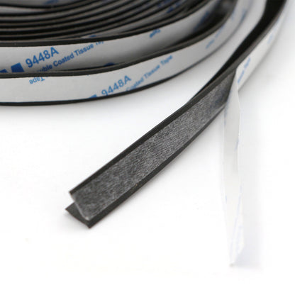 Sello Hermético Odis Adhesivo para puerta negro 6m