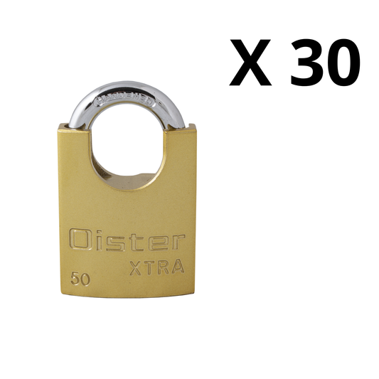 Pack 30 Candados Oister Con Hombros 50mm