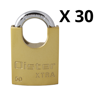 Pack 30 Candados Oister XTRA con Hombros 50mm