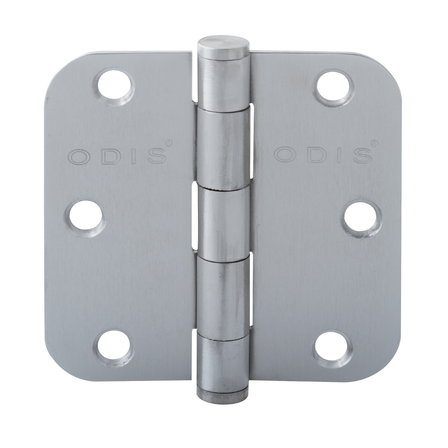 Packs 2 Bisagras Acero Odis 3,5”x3,5”x2,0mm Canto Redondo - Plata