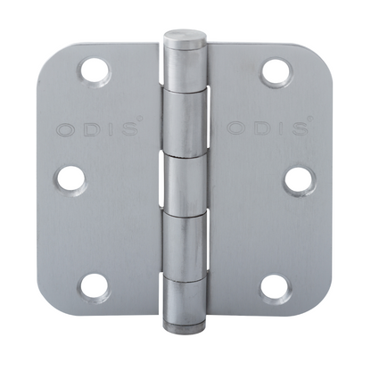 Pack 2 Bisagras Acero Inox Odis 3,5x3,5x2,5 Canto Redondo - Plata