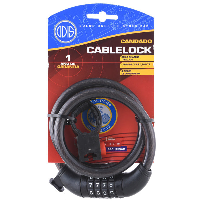 Candado Bicicleta Odis Bike Cablelock 120cm