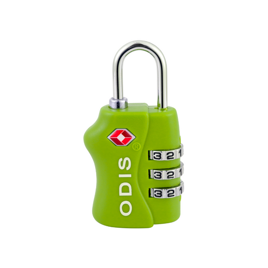 Candado Odis TSA Maleta Viaje 33mm con clave - Verde