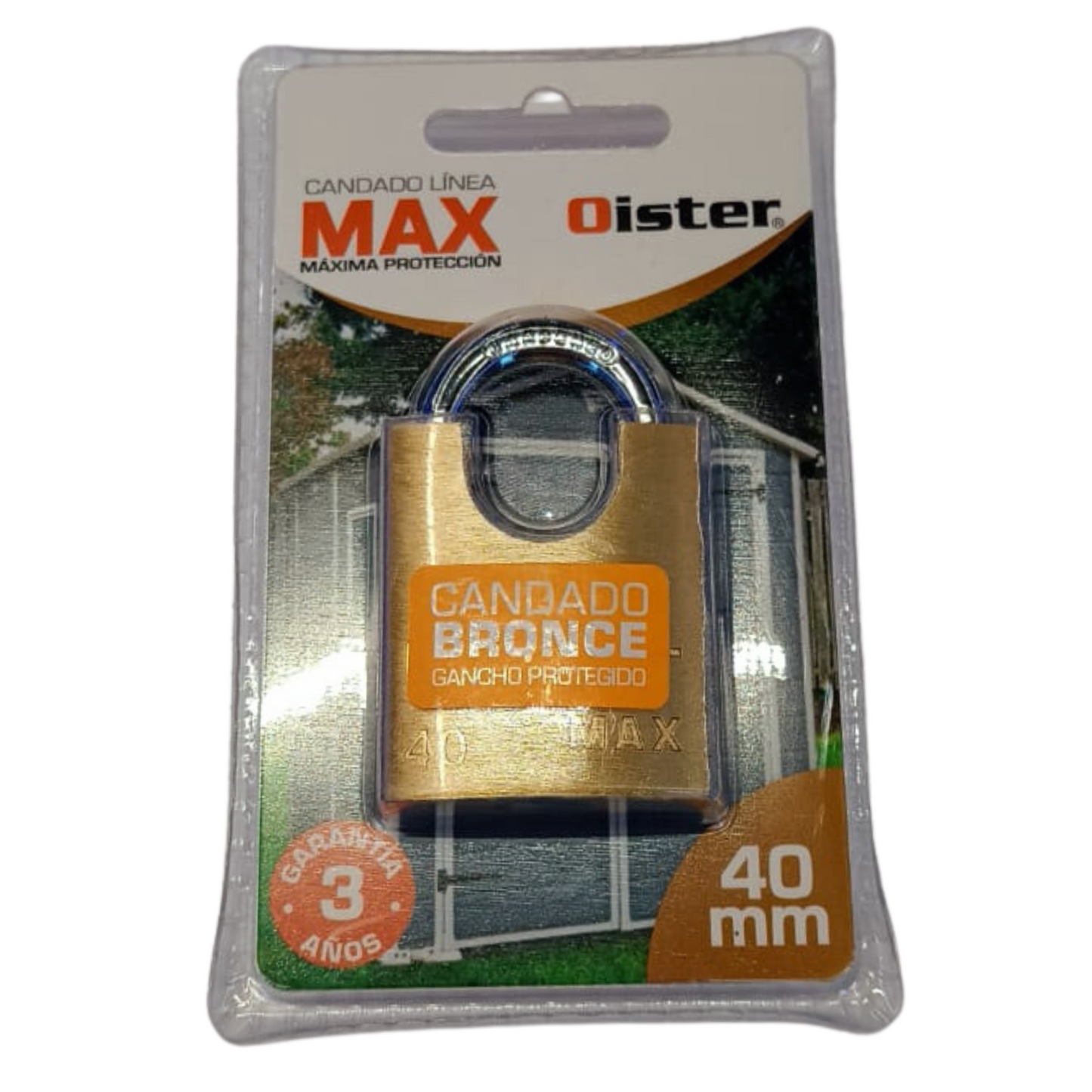 Candado Oister MAX con Hombros 40mm