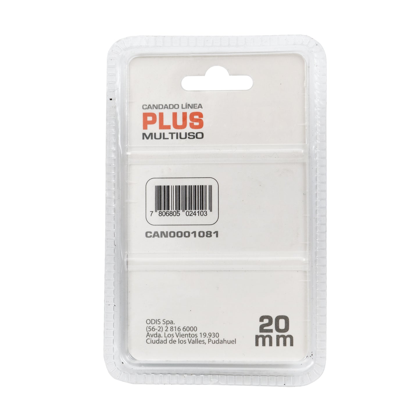 Candado Oister PLUS 20mm