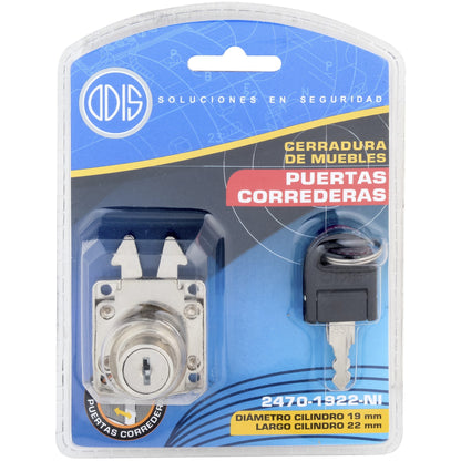 Cerradura para Muebles Odis Corredera 2470-1922