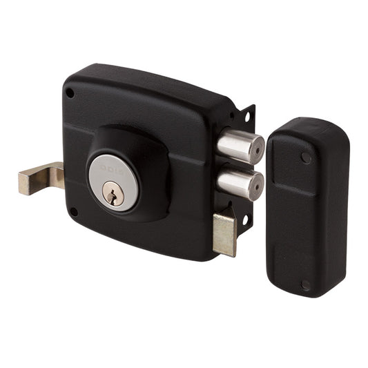 Cerradura Exterior Sobreponer Odis 321 Para Puertas de Madera