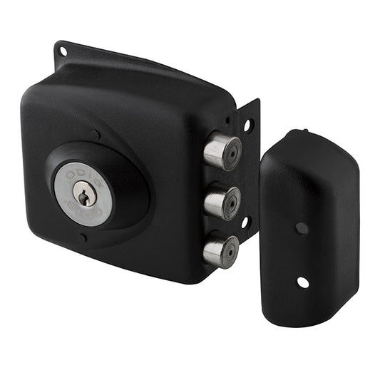 Cerradura Exterior Sobreponer Odis 751 3 Para Puertas de Madera
