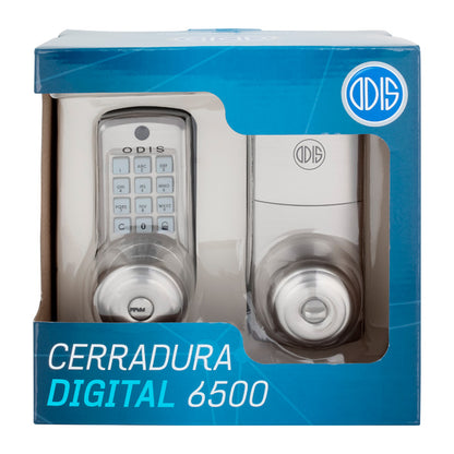 Cerradura Digital Odis con Pomo 6500 - Plata