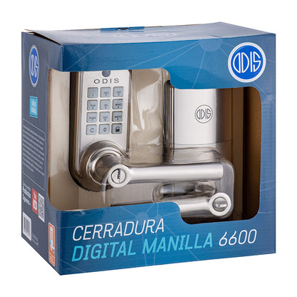 Cerradura Digital Odis con Manilla 6600 - Plata