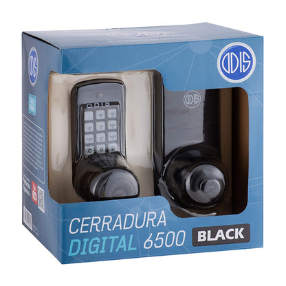 Cerradura Digital Odis con Pomo 6500 color - Negro