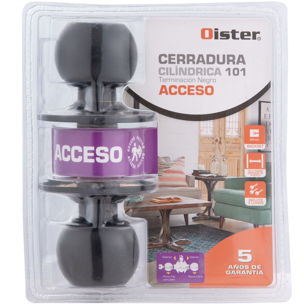 Cerradura Cilíndrica Oister 101 Acceso