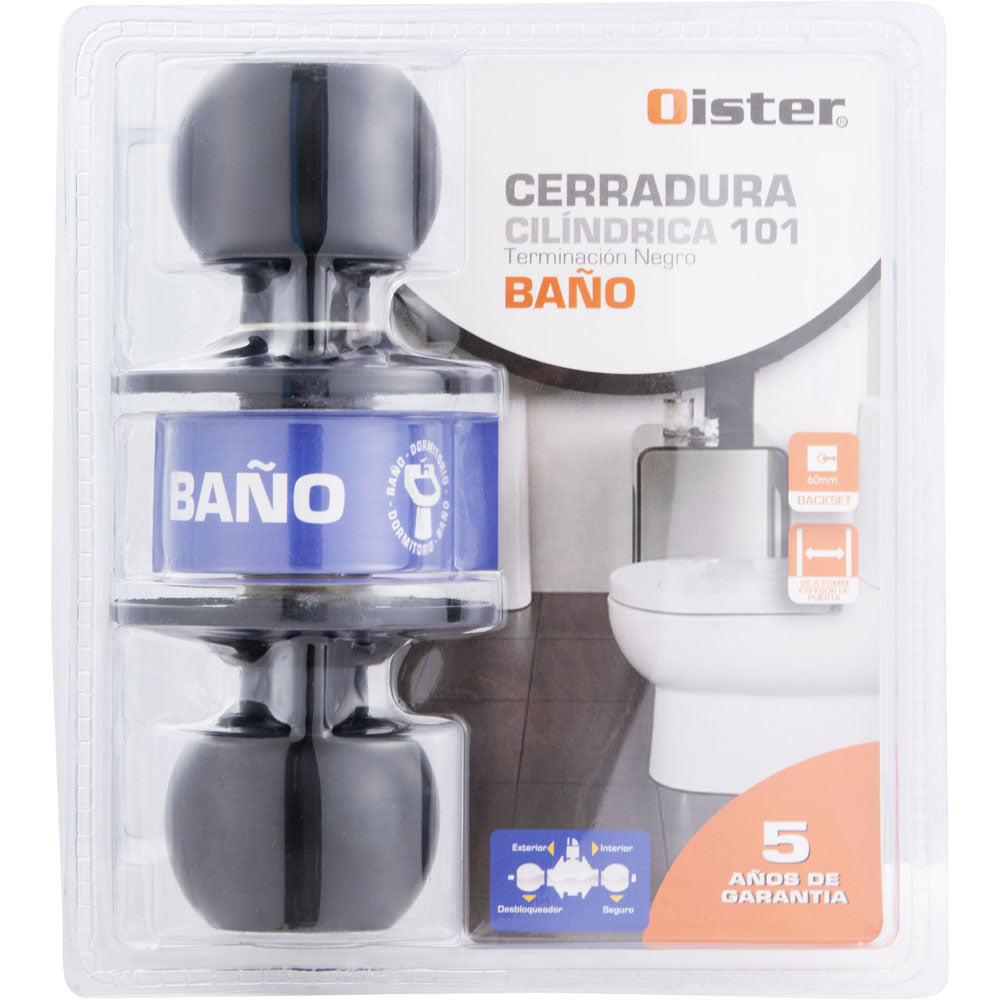 Cerradura Cilíndrica Oister 101 Baño