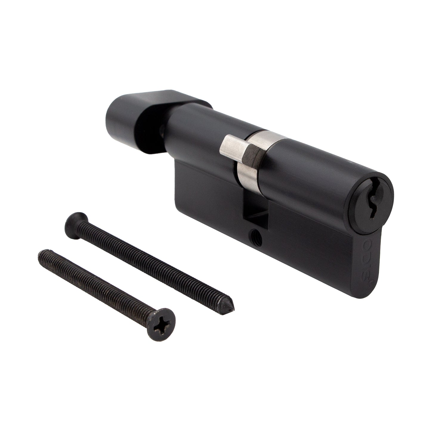 Cilindro Odis Llave-Seguro Estándar 70mm - Negro