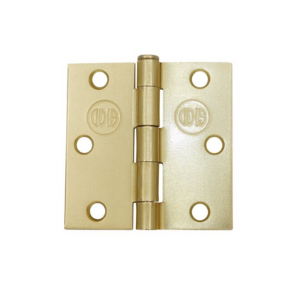 Pack 3 Bisagras Acero Odis 3” X 3”X 2,0mm Bronce Pulido