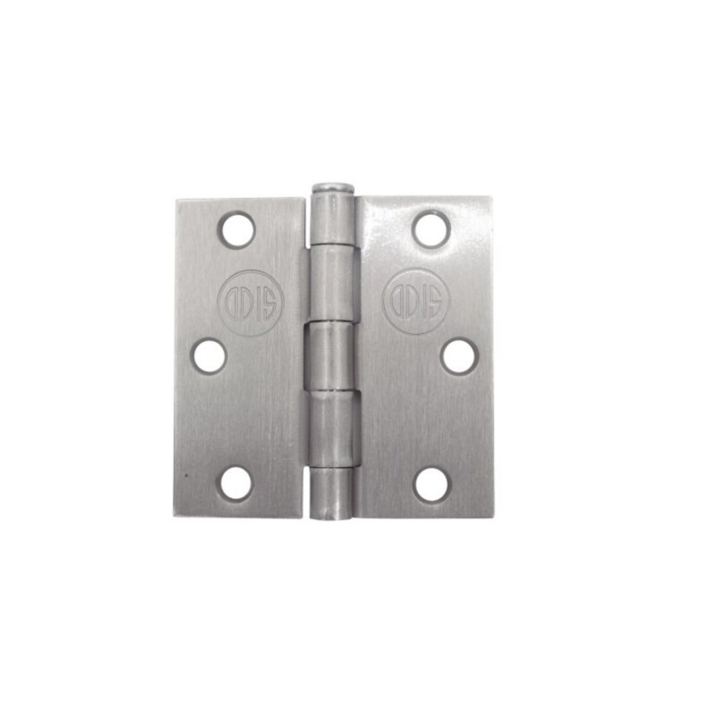 Pack 3 Bisagras Acero Odis 3”X 3”X 2.0mm canto recto - Plata