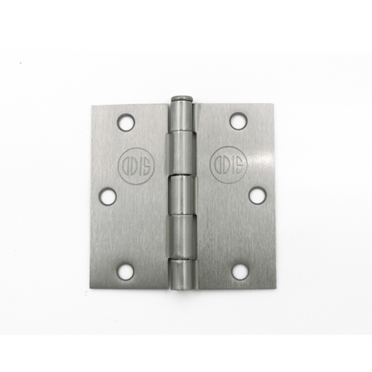 Pack 3 Bisagras Acero Odis 3,5” x 3,5”x 2,0mm - Plata