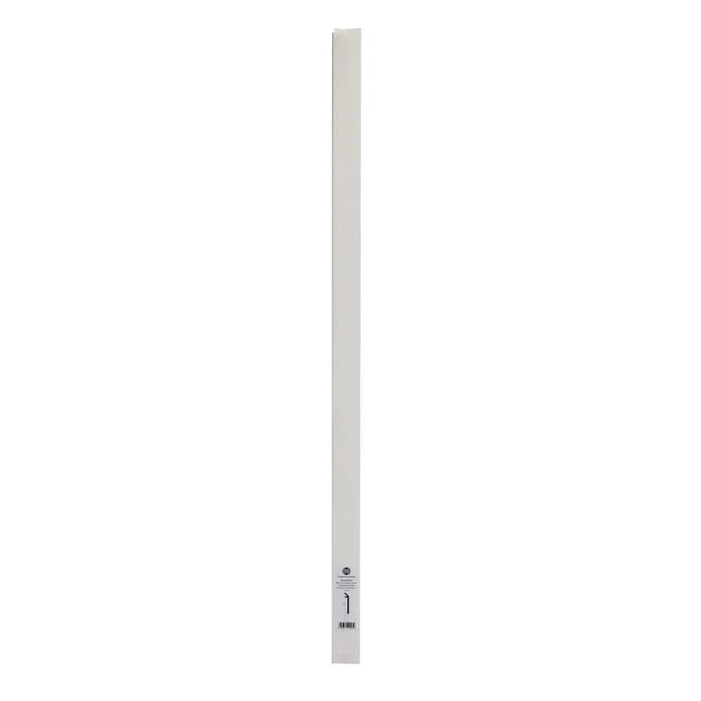 Sello de puerta inferior sobreponer Odis aluminio blanco 1 m