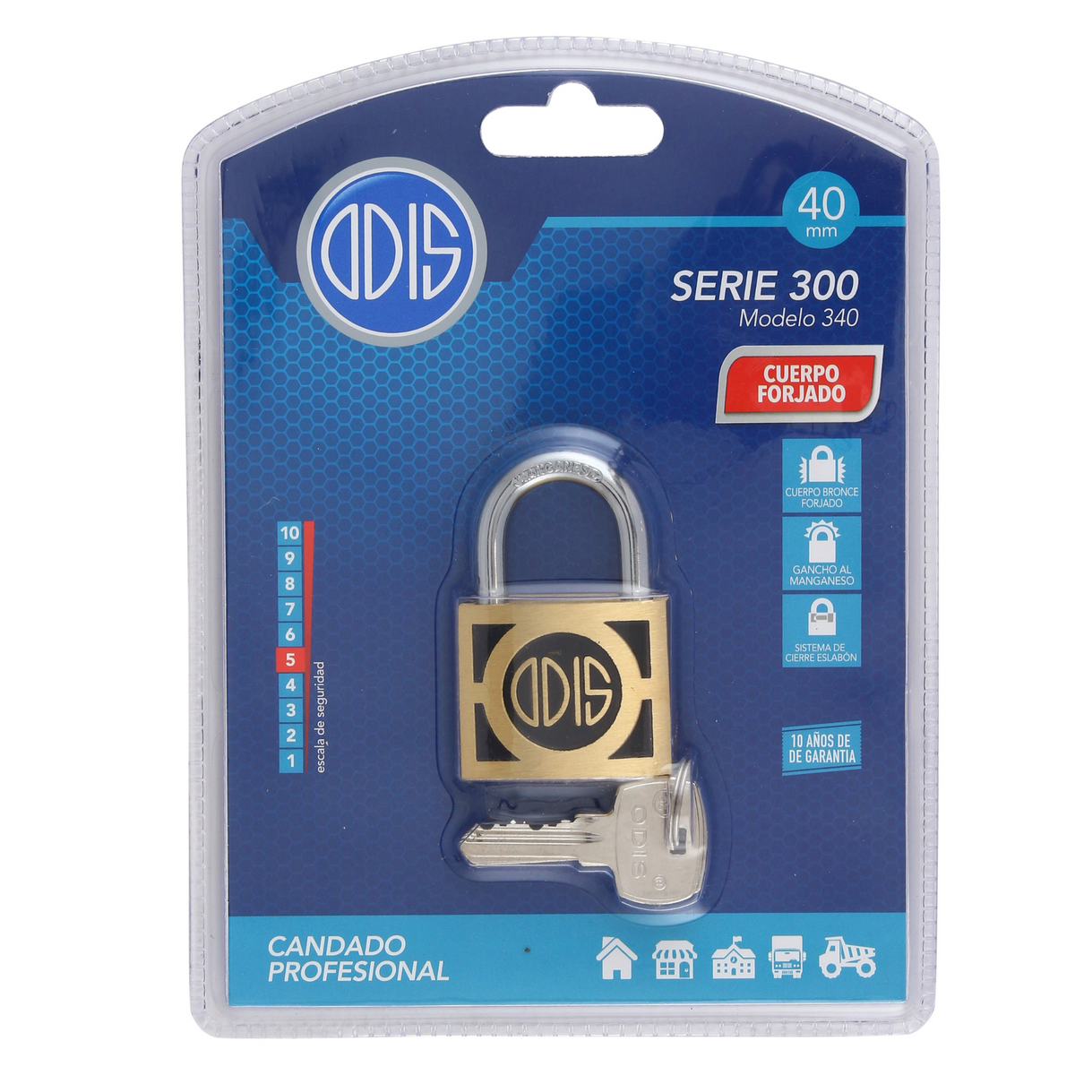 Candado Odis 340 40mm – ODIS